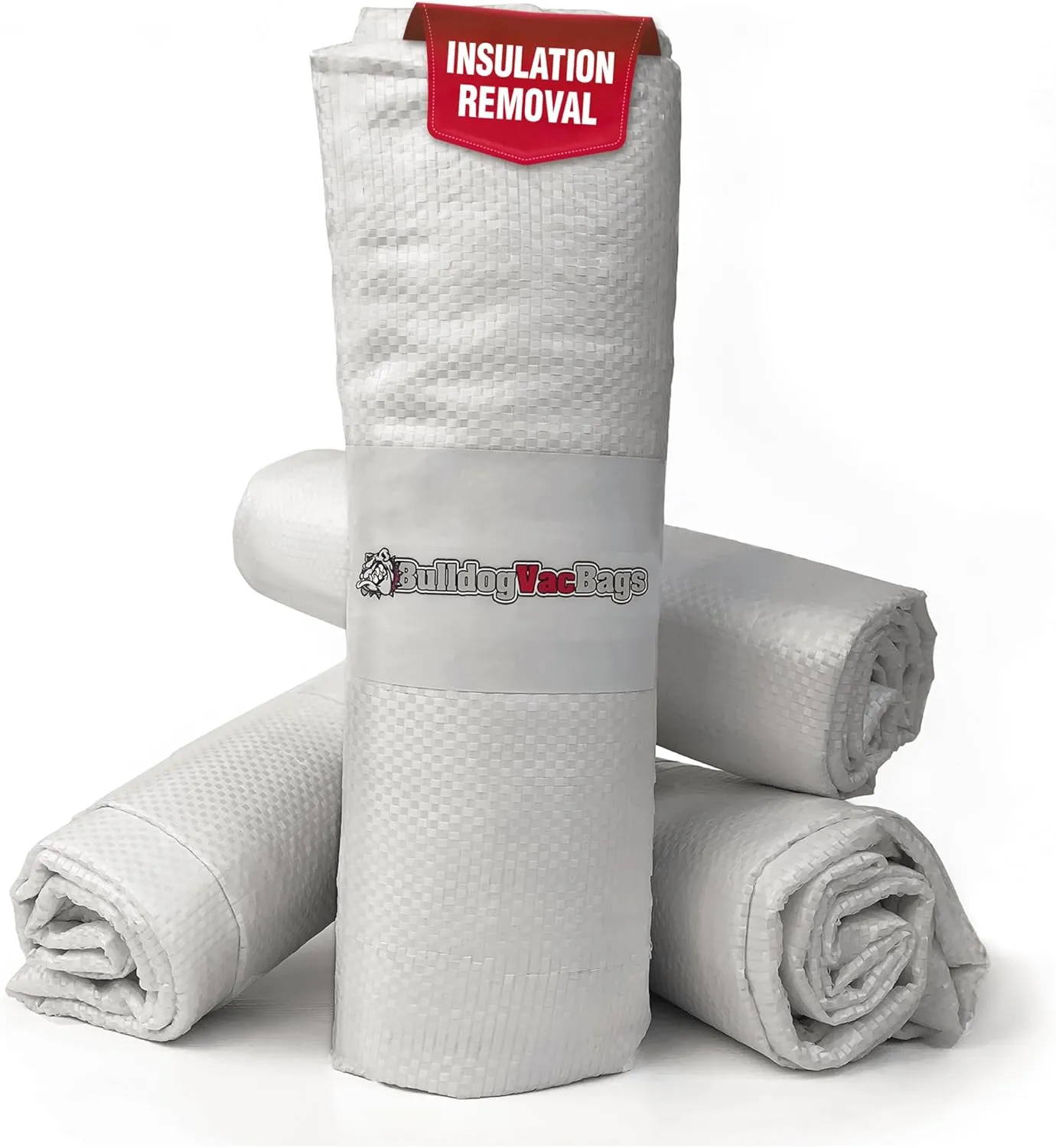 1 Insulation Removal Vacuum Bags, Bulldogvacbags, Holds 105 Cubic Ft, 400 lbs
