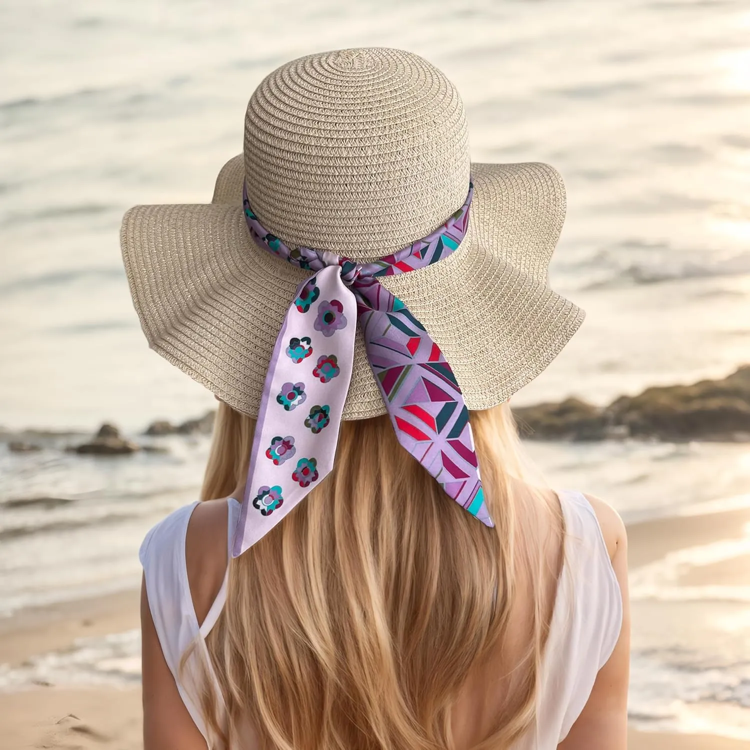 100% Mulberry Silk Scarf for Women Neck, Handbags,Bags, Purse, Hair Head Ribbon Skinny Scarf Silk Headband Scarf