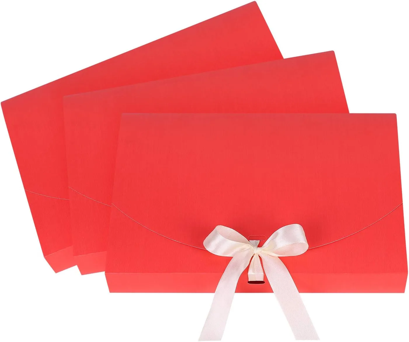 10PCS Gift Wrapping Bag for Scarves, Large Gift Envelopes Silk Scarf Shirt Present Boxes Birthday Wedding Bags Party Favor Gift Packing Envelopes with Bow Ribbon