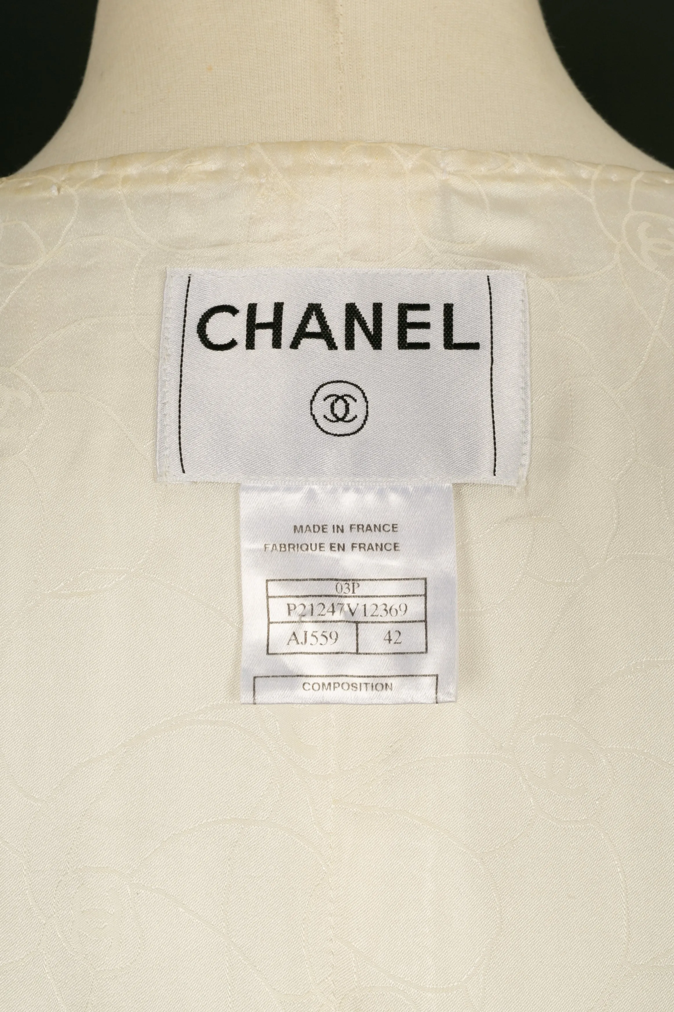 2003 Chanel Satisfaction guaranteed Veste Specialty items Printemps