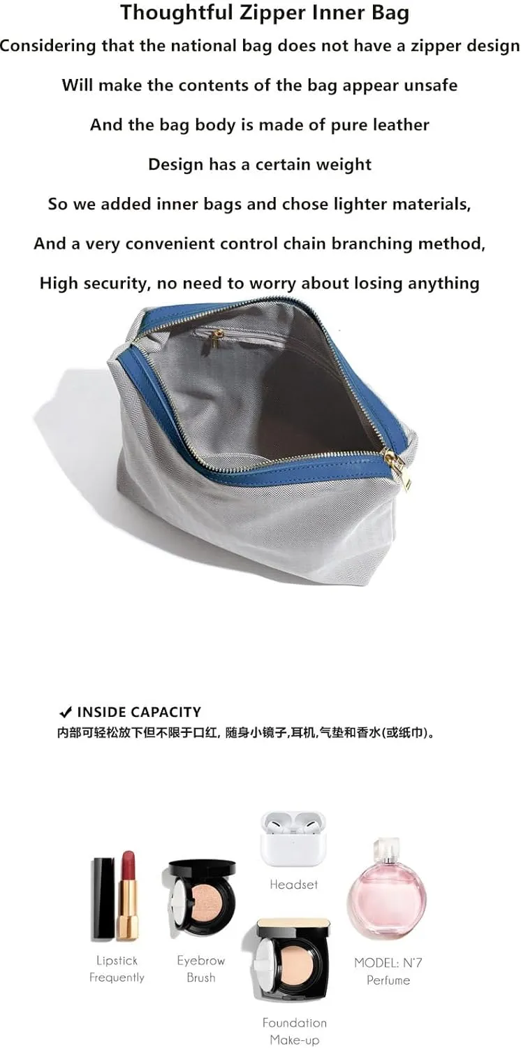 2025 Large Capacity Women's Luxury Light Luxury New Leather Women's Bag Underarm Bag Handbill Shoulder Tote Bag