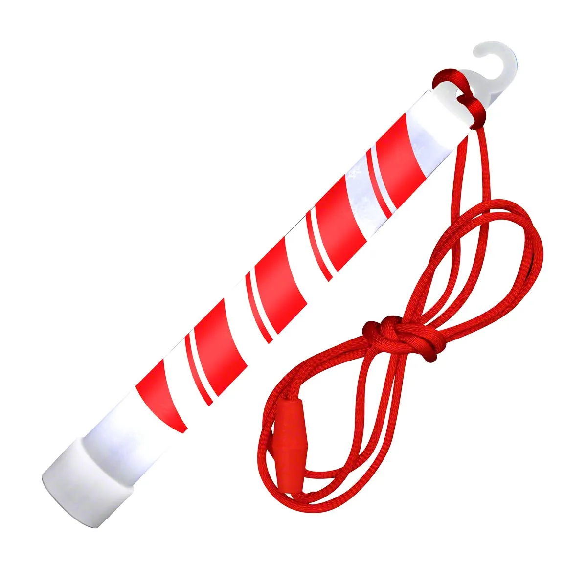 25 Pack of Premium 6" Candy Cane Christmas Glow Sticks