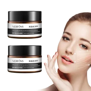 2PCS Verfons Firming Eye Cream,Verfons Snake Venom Firming Eye Cream, Verfons Temporary Firming Eye Cream for Bags, Anti Aging Eye Bag Cream, Instant Remove Eye Bags Fades Fine Lines and Wrinkles