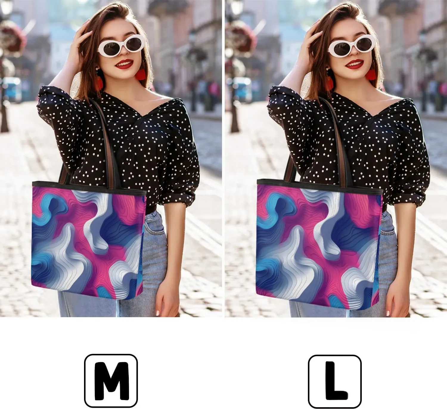 3D Pigment Tote Bag for Women Womens Handbags Tote Bags for Travel Beach Gym