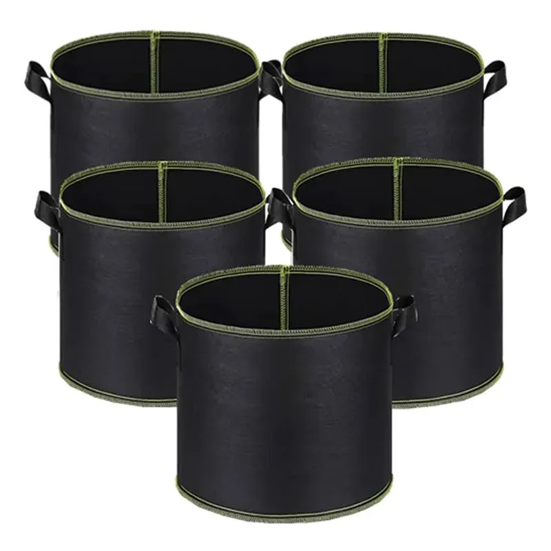 5Pcs Gallon Planting Bucket