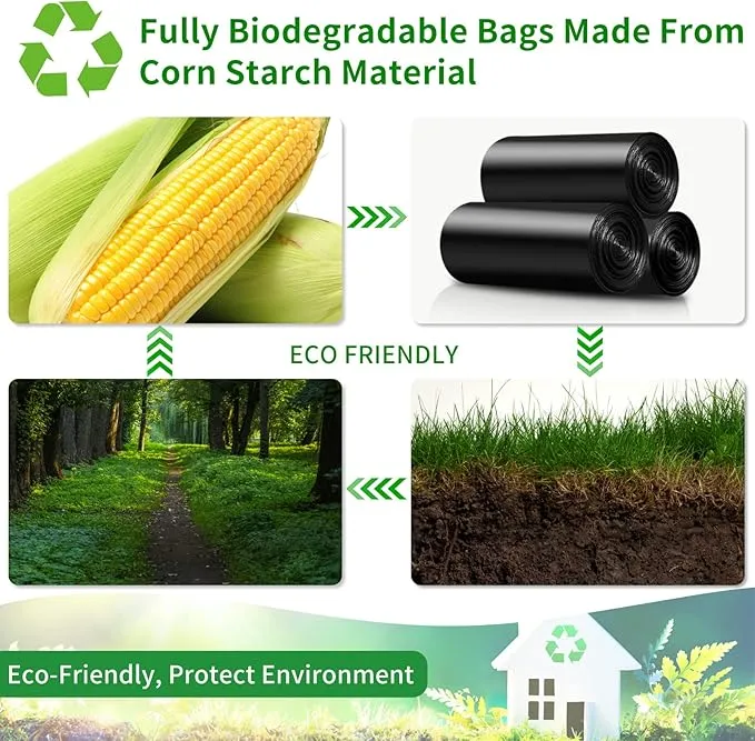 80 Portable Camping Toilet Bags,8 Gallon Super Thick Camping Toilet Bags Biodegradable Porta Potty Bags Leak-Proof Trash Bags for Adults Outdoor Boating Travel