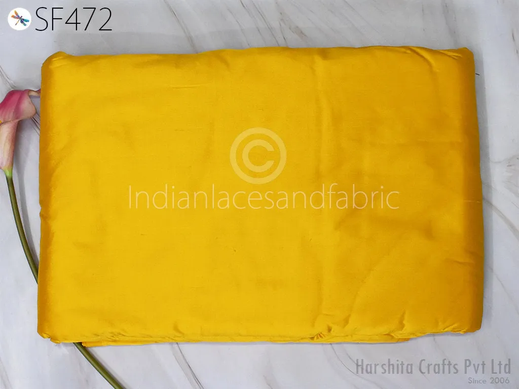 80gsm Indian Mulberry Silk Fabric by the yard Yellow Silk Scarf Home Decor Curtain Costumes Apparel Wedding Dress Pillowcase Sewing Crafting