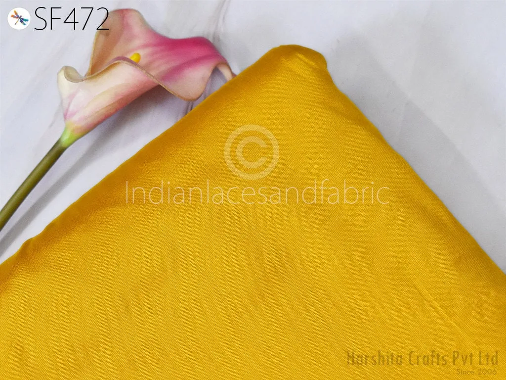 80gsm Indian Mulberry Silk Fabric by the yard Yellow Silk Scarf Home Decor Curtain Costumes Apparel Wedding Dress Pillowcase Sewing Crafting