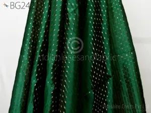 80gsm Pure Mysore Silk Fabric by The Yard Brocade Zari Buttie Indian Wedding Dress Bridesmaids Costume Blouses Pillowcases Home Decor Dolls
