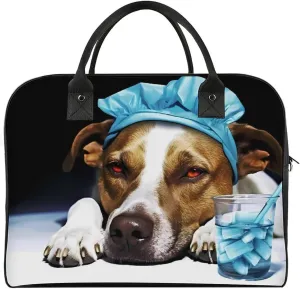 A Dog is Sick Travel Duffel Bag Weekender Overnight Shoulder Bags Luggage Carrying Tote for Men Women