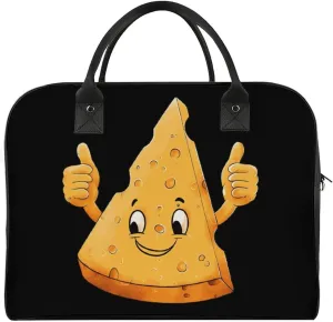 A Slice of Cheese Travel Duffel Bag Weekender Overnight Shoulder Bags Luggage Carrying Tote for Men Women