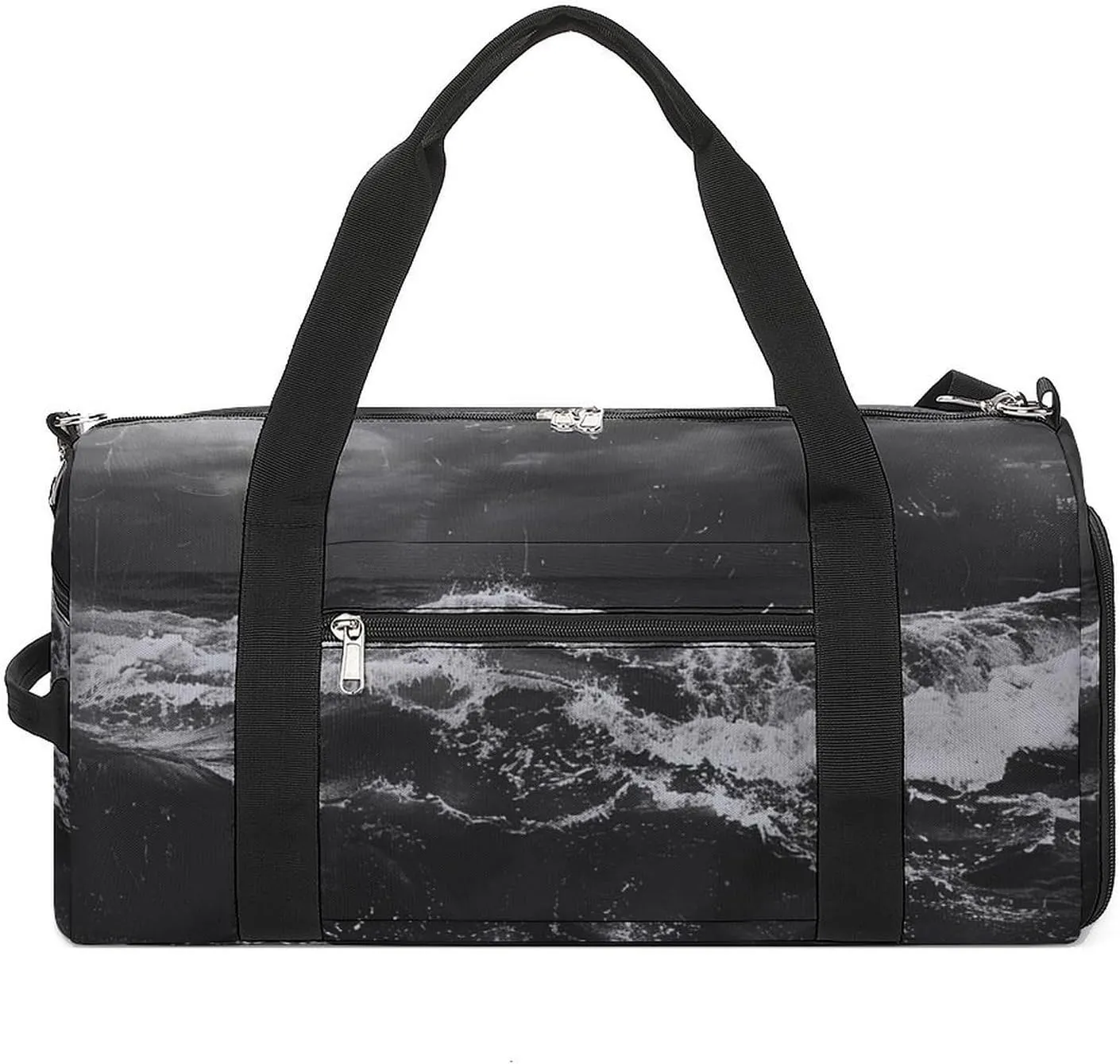 Abstract Grainy Picture Barrel Gym Bags for Men And Women, Duffle Bag for Travel Sports Bag Camping Weekend Carry on Overnight Duffel Bag with Shoulder Strap