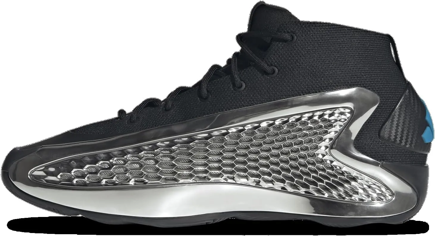 Adidas Anthony Edwards 1 Mid - Men's (JI0424, Silver/Black)