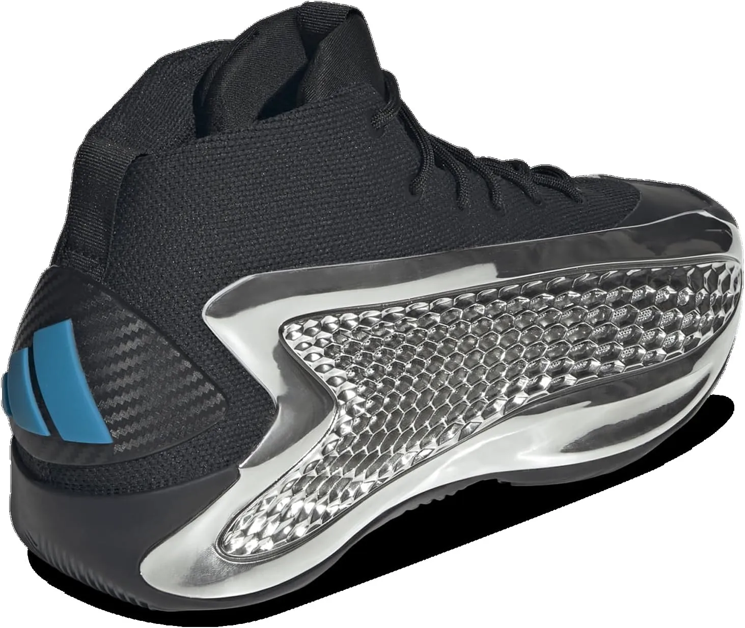 Adidas Anthony Edwards 1 Mid - Men's (JI0424, Silver/Black)