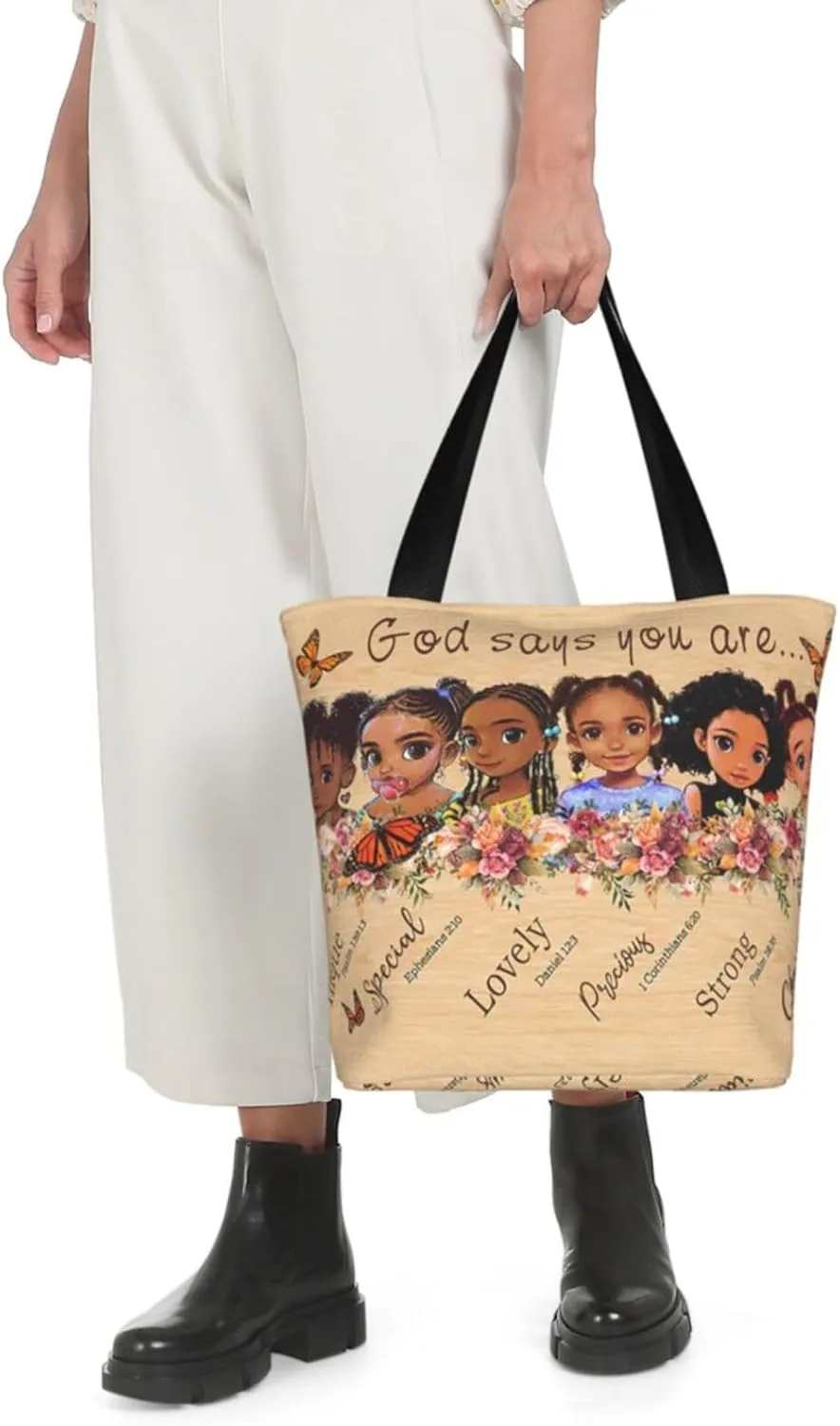 African American Tote Bags For Women Black Queen Girl Magic Top Handle Satchel Handbags