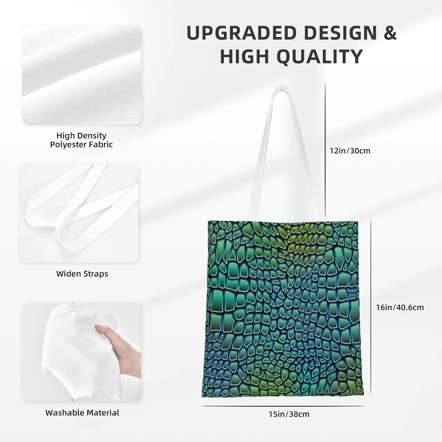 African National Patterns Print Foldable Tote Bag For Women Large Tote Shoulder Handbag Reusable Grocery Bags
