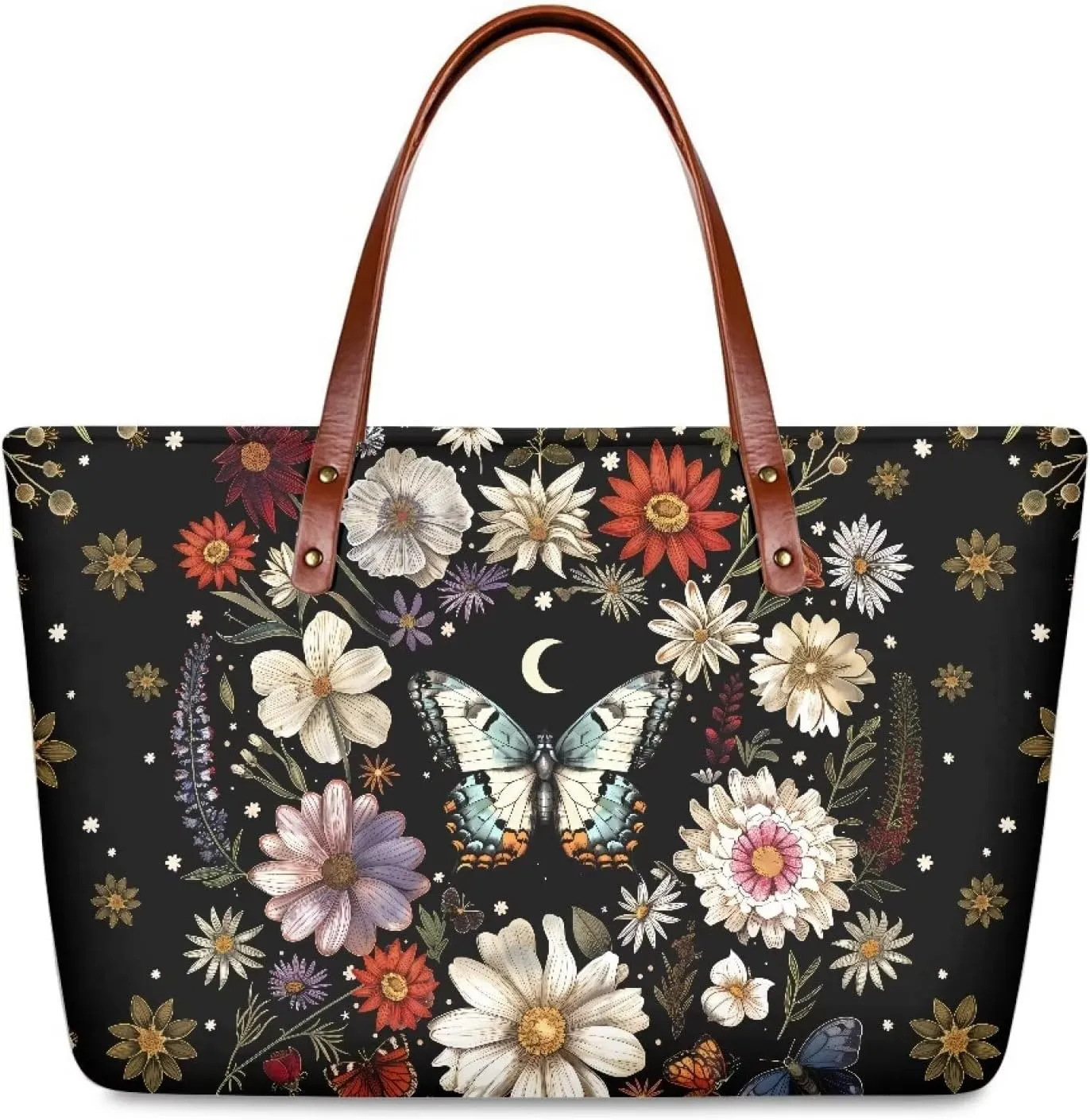 African Tribal Ethnic Print Women Tote Shoulder Bags Casual Handbag