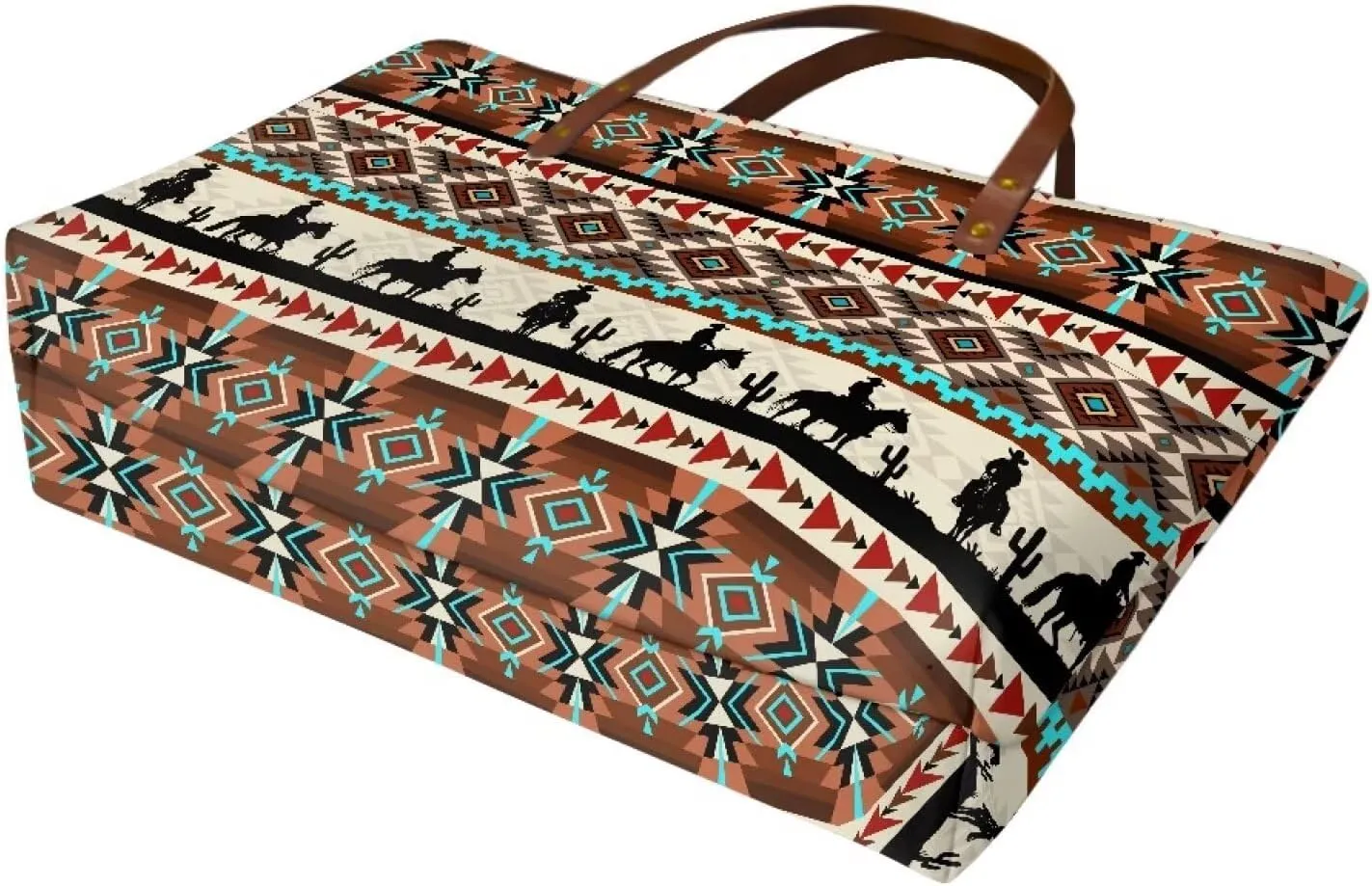 African Tribal Ethnic Print Women Tote Shoulder Bags Casual Handbag