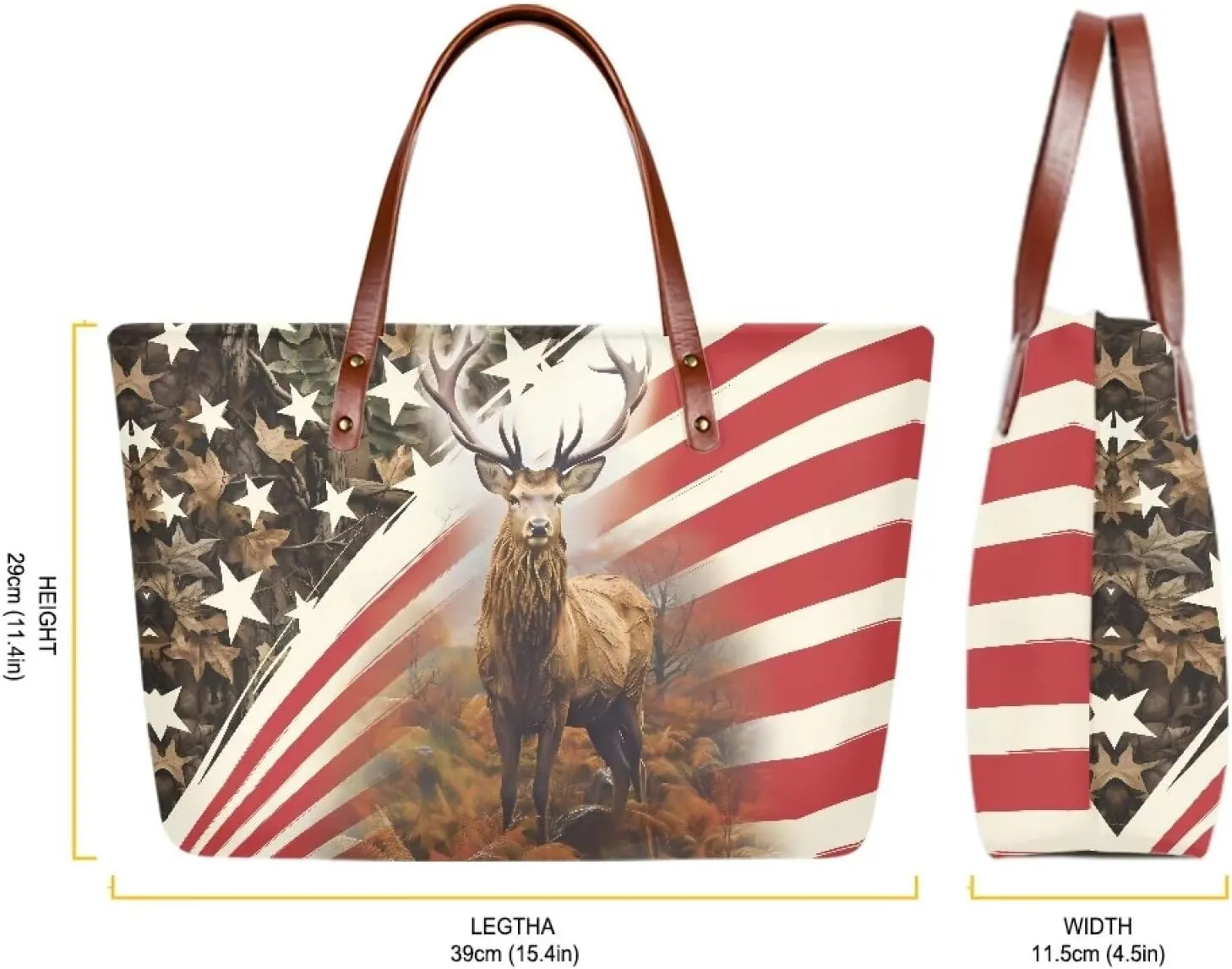 African Tribal Ethnic Print Women Tote Shoulder Bags Casual Handbag