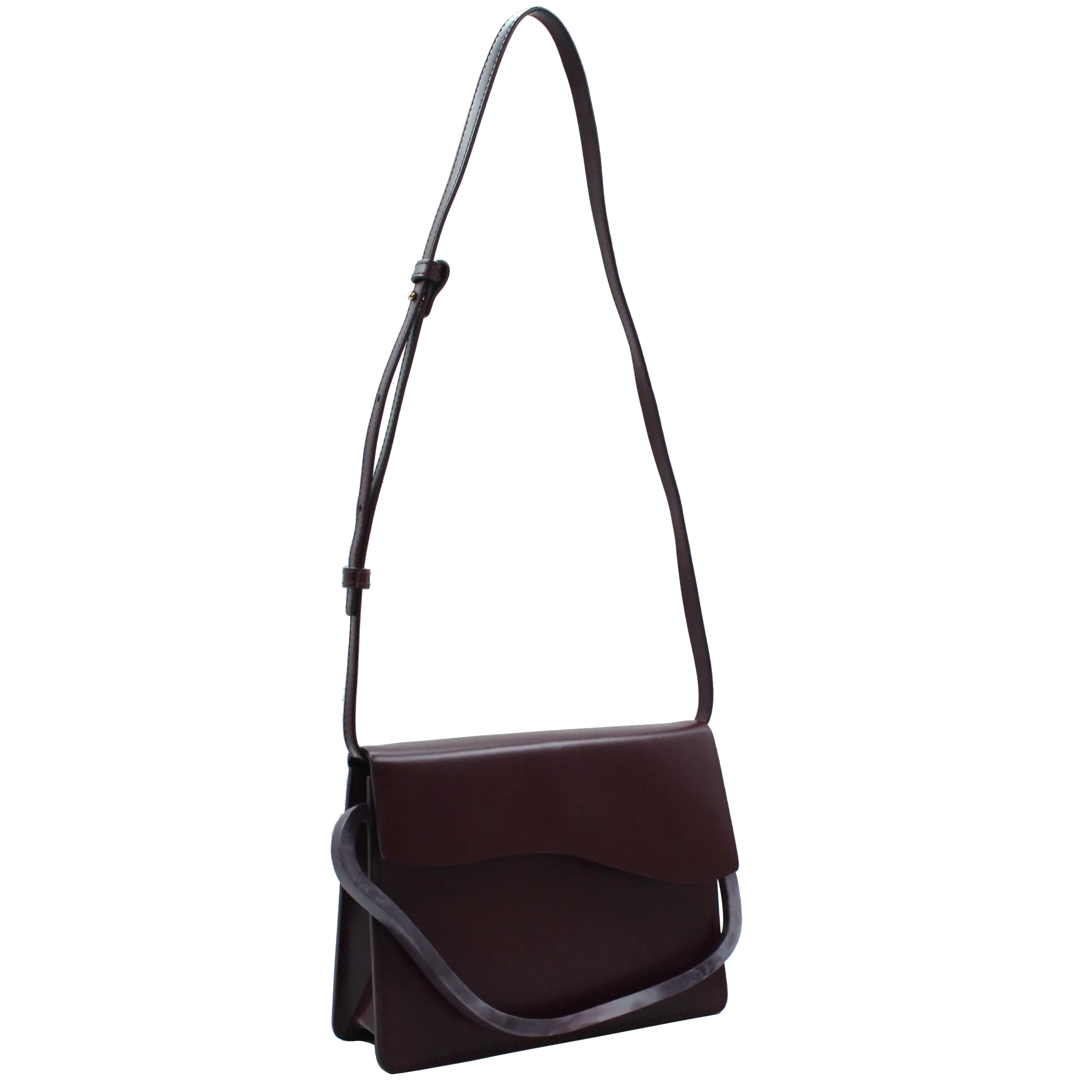 AIGES | MERLOT Leather Handbag by NATURAE SACRA