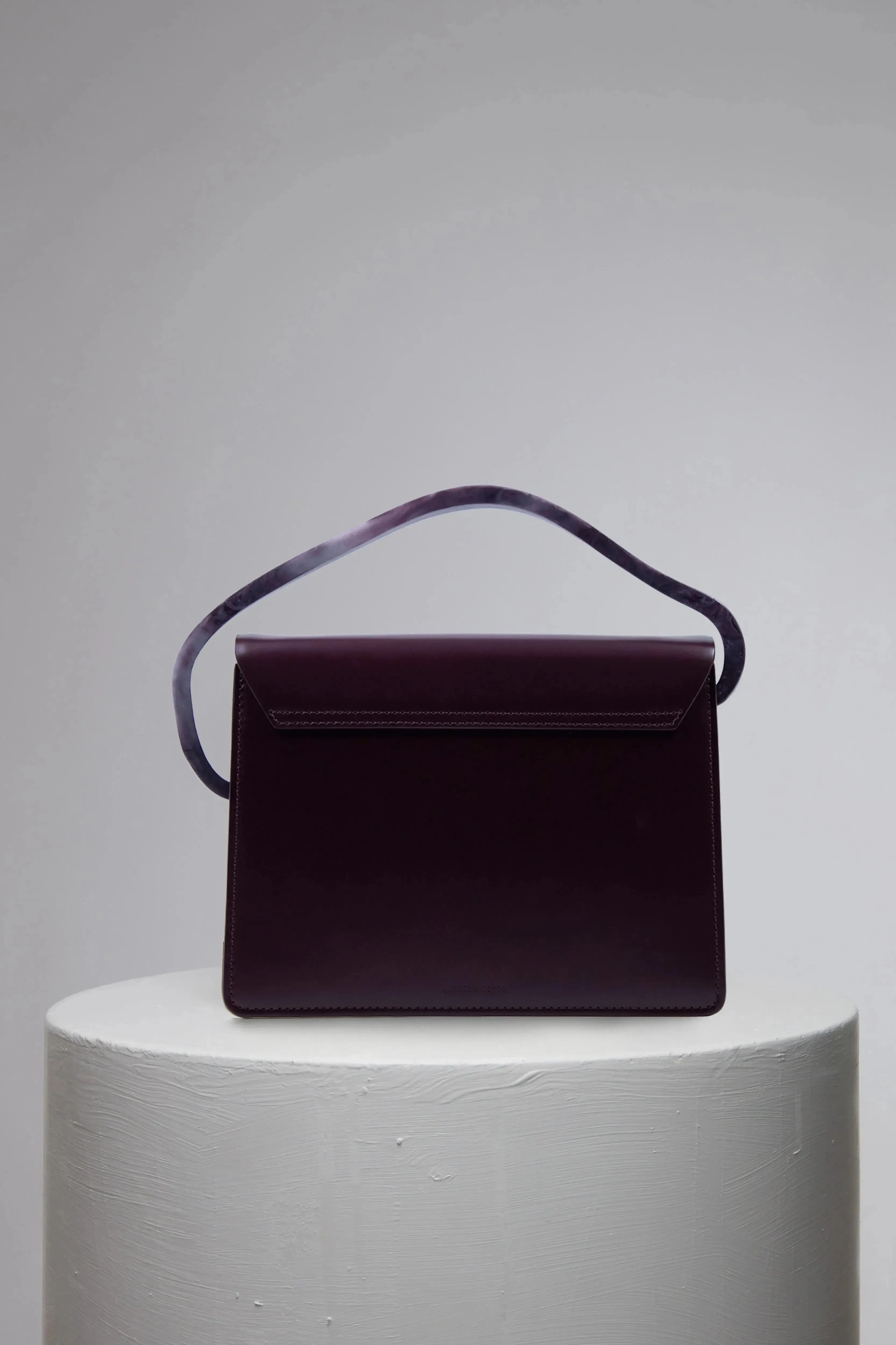 AIGES | MERLOT Leather Handbag by NATURAE SACRA