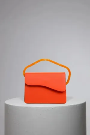 AIGES MINI | CORAL Leather Handbag by NATURAE SACRA