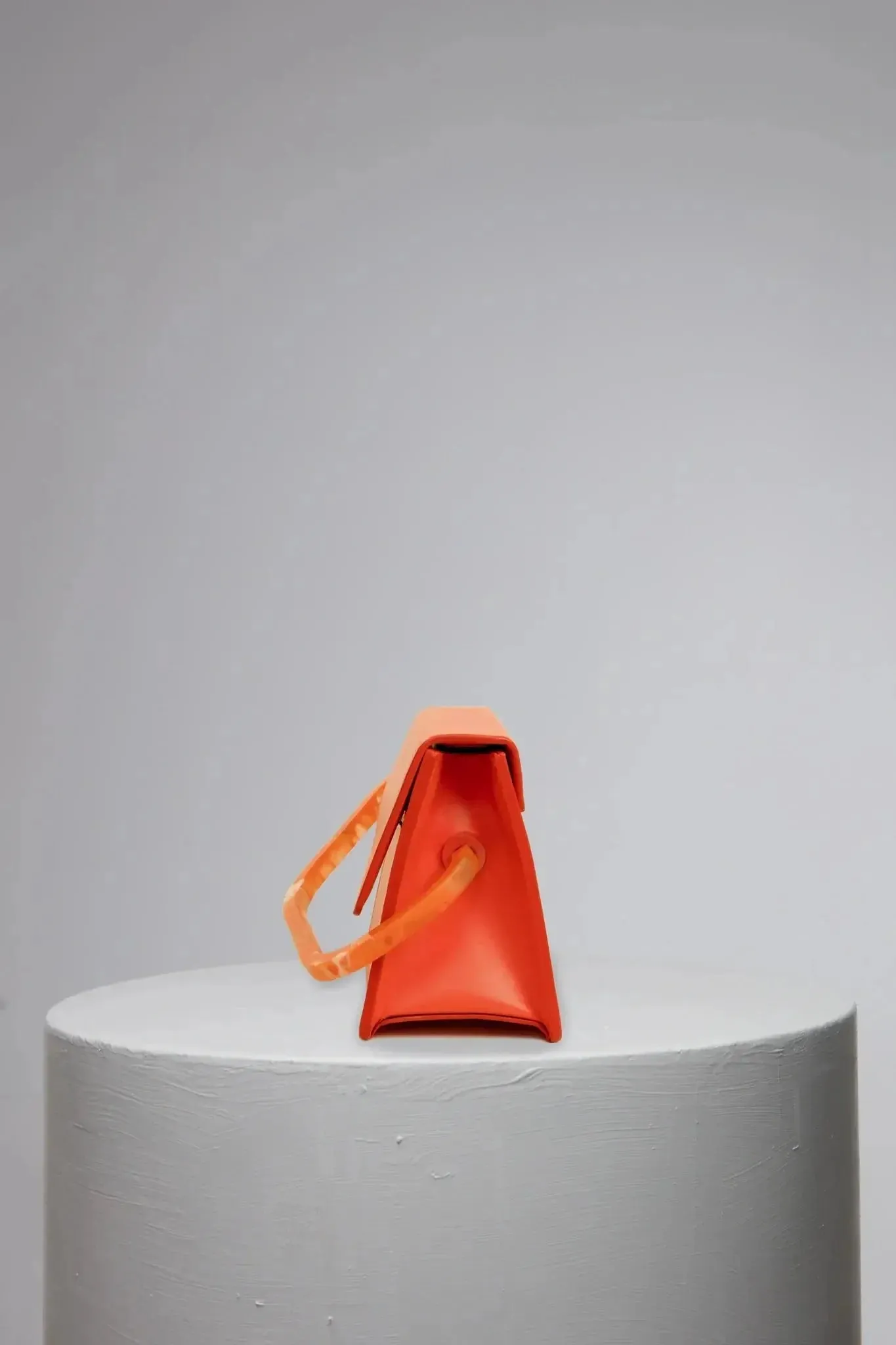 AIGES MINI | CORAL Leather Handbag by NATURAE SACRA