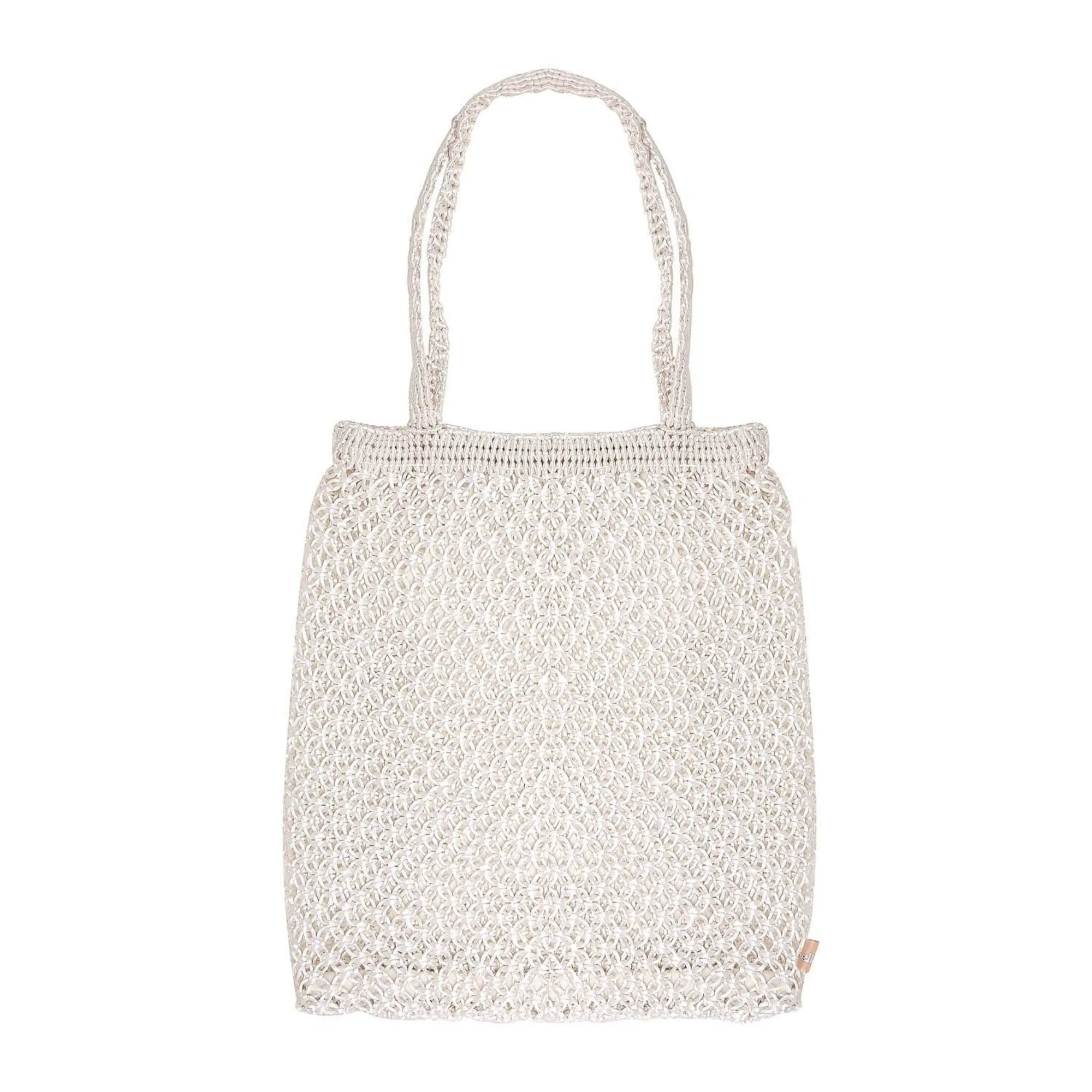 AIME Hand Woven Macrame Bag - Dove