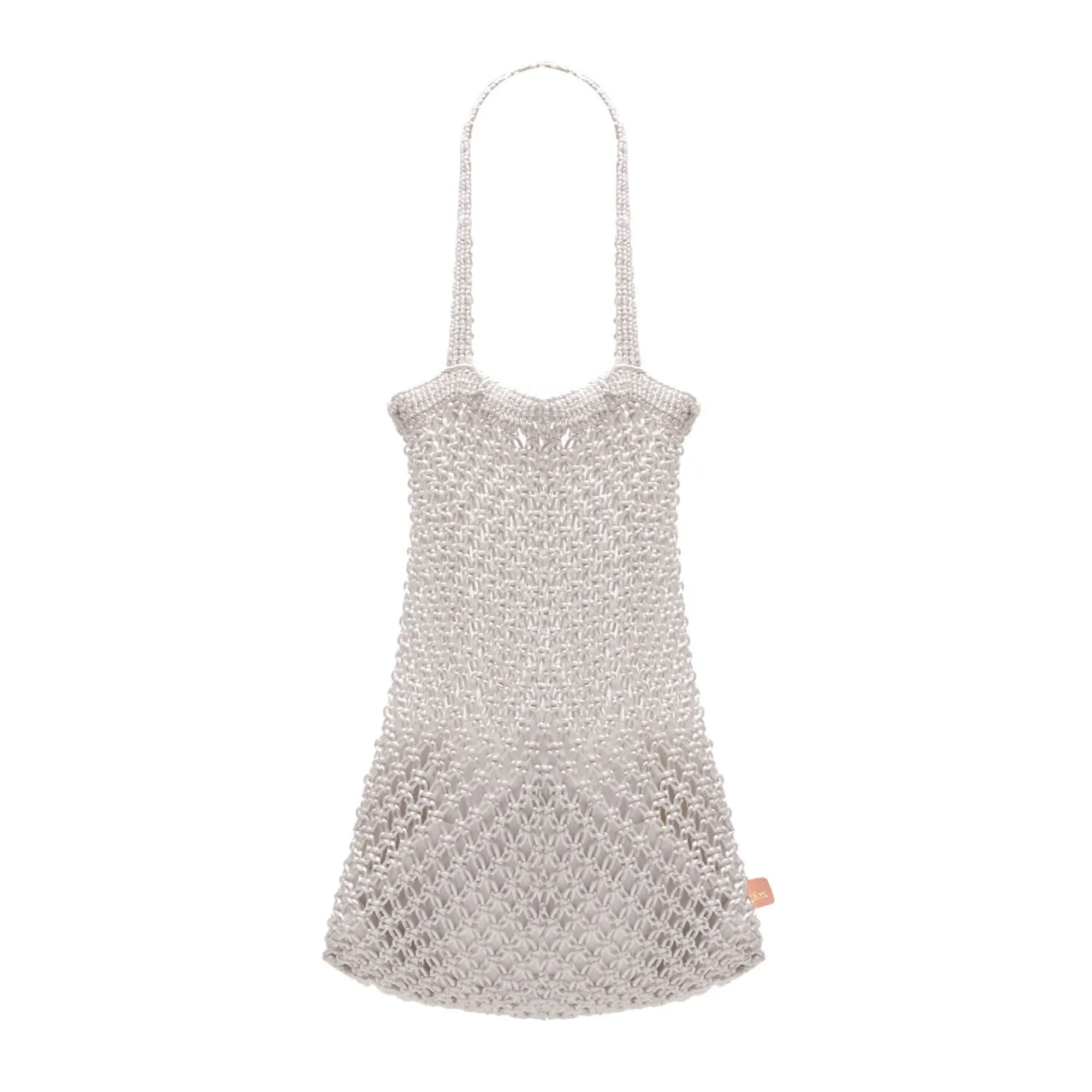 AIME Hand Woven Macrame Bag - Dove