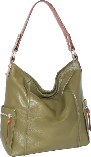 Alberta Leather Hobo