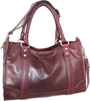 Amber Leather Satchel
