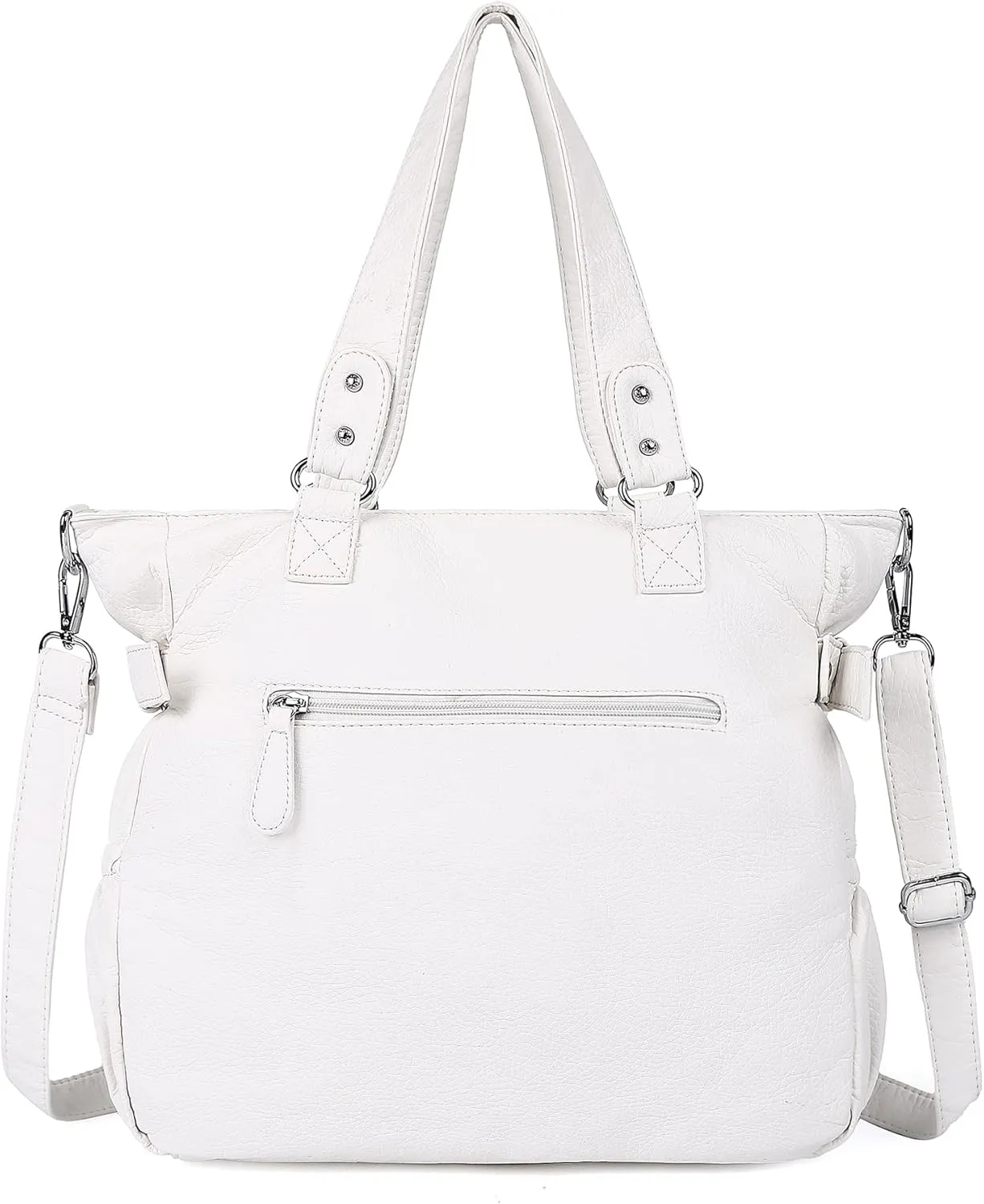 Angelkiss Purses Handbags for Women PU Tote Satchel Bags for Women Pockets Shoulder Bags…