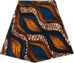 Ankara Fabric Tribal Print for Party Dress - 6 Yard A05