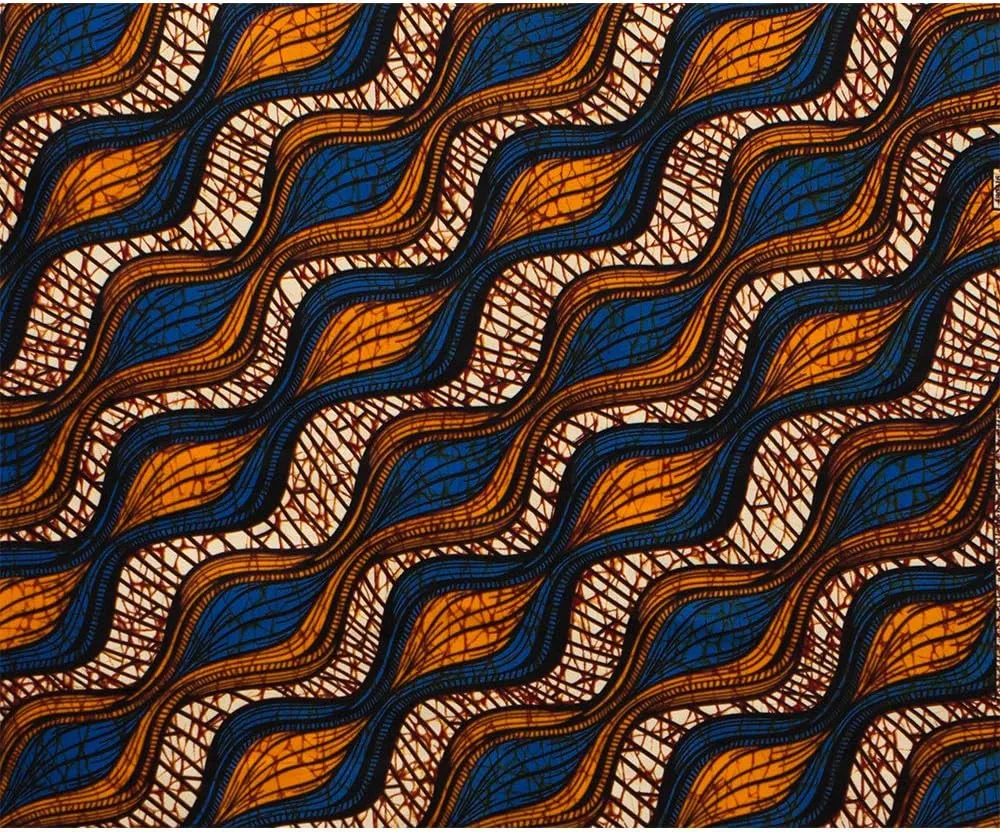 Ankara Fabric Tribal Print for Party Dress - 6 Yard A05