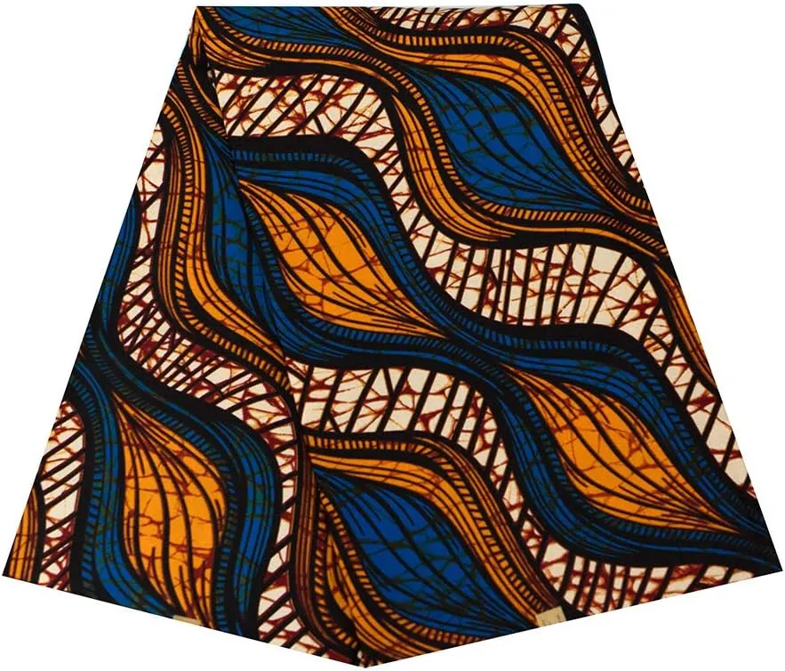 Ankara Fabric Tribal Print for Party Dress - 6 Yard A05