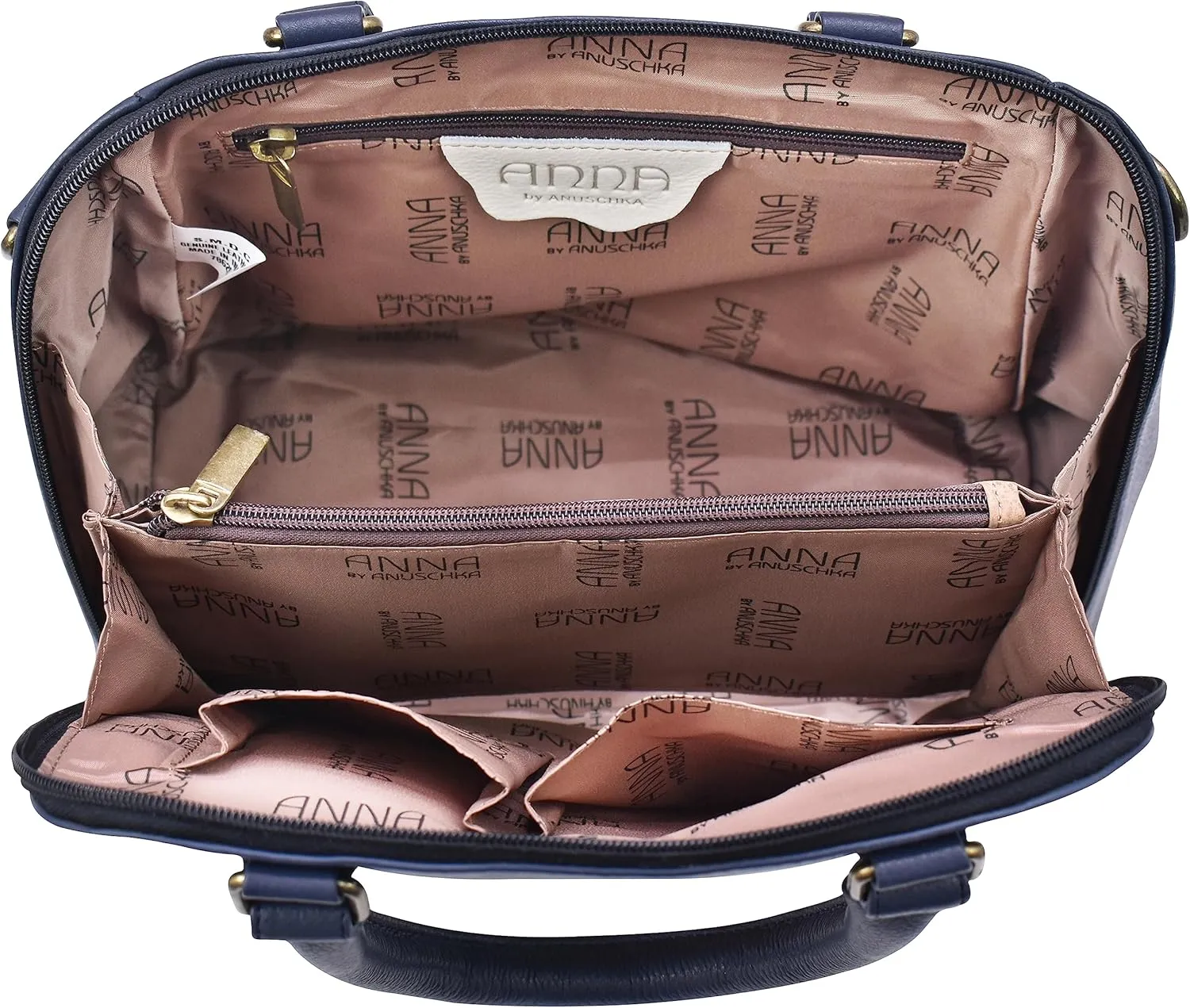 Anna by Anuschka Hand-Painted Leather Organizer Satchel