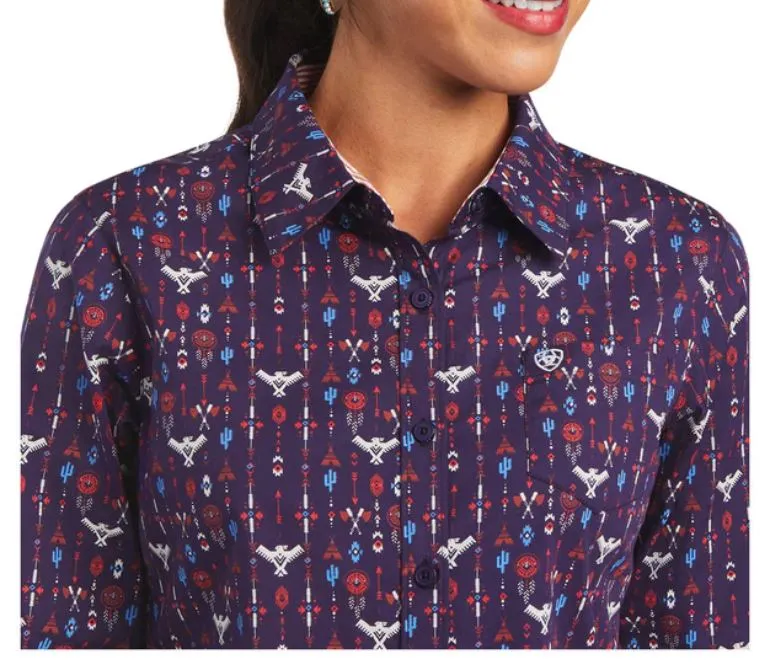 Ariat Kirby Tribal Print Arena Shirt