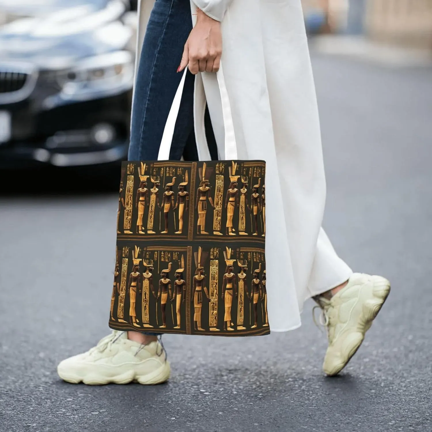 Army Digital Camouflage Print Foldable Tote Bag For Women Large Tote Shoulder Handbag Reusable Grocery Bags