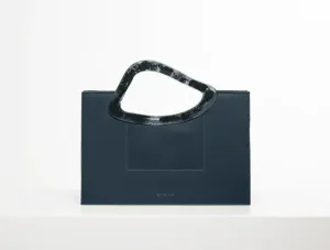 ARP'S SAILENT | ANTHRACITE Leather Handbag by NATURAE SACRA