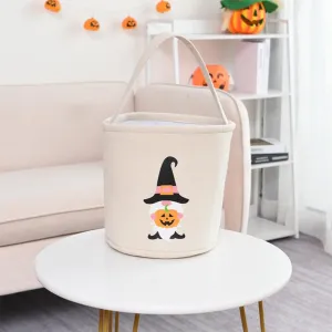 arythe Halloween Trick Bag Goody Snack Tote Bucket Gift Bags Party Favor White 2