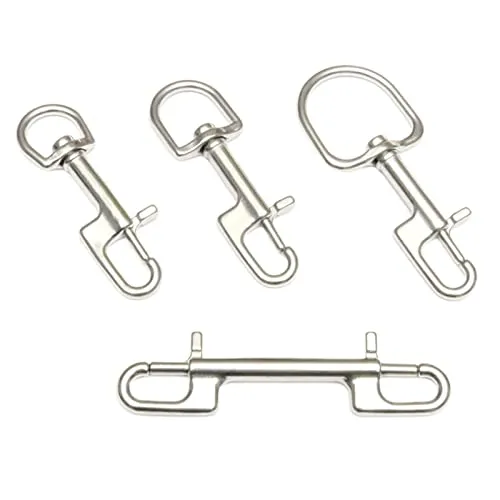 ATORSE Stainless Steel Swivel Snap Hook Clip for Scuba Diving Part Tool Accessories 90mm