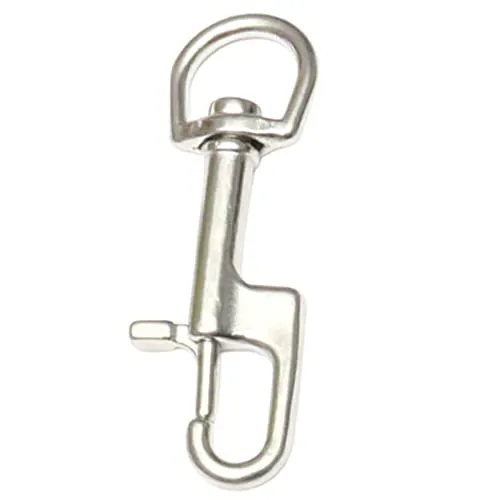 ATORSE Stainless Steel Swivel Snap Hook Clip for Scuba Diving Part Tool Accessories 90mm