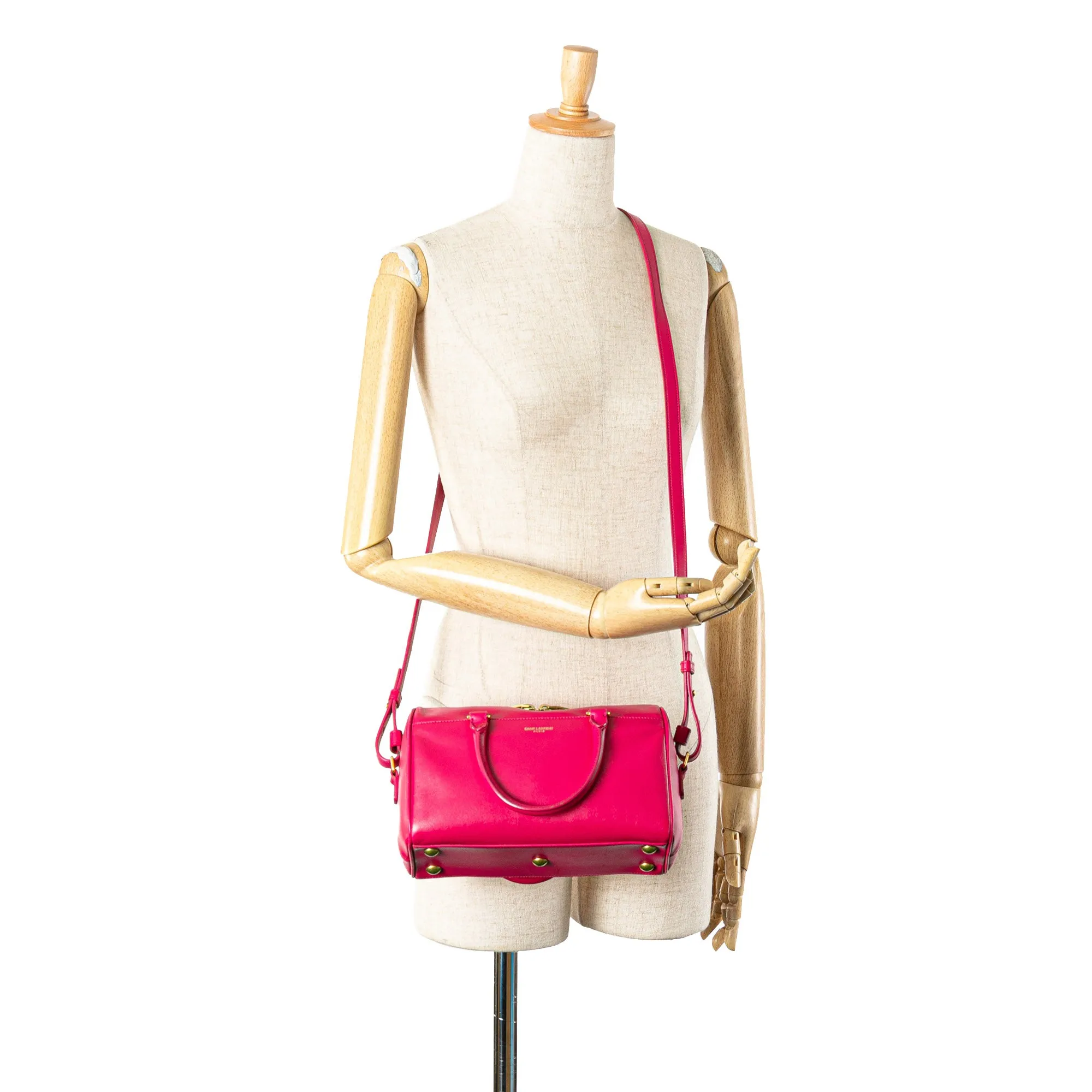 Baby Leather Classic Duffle Satchel