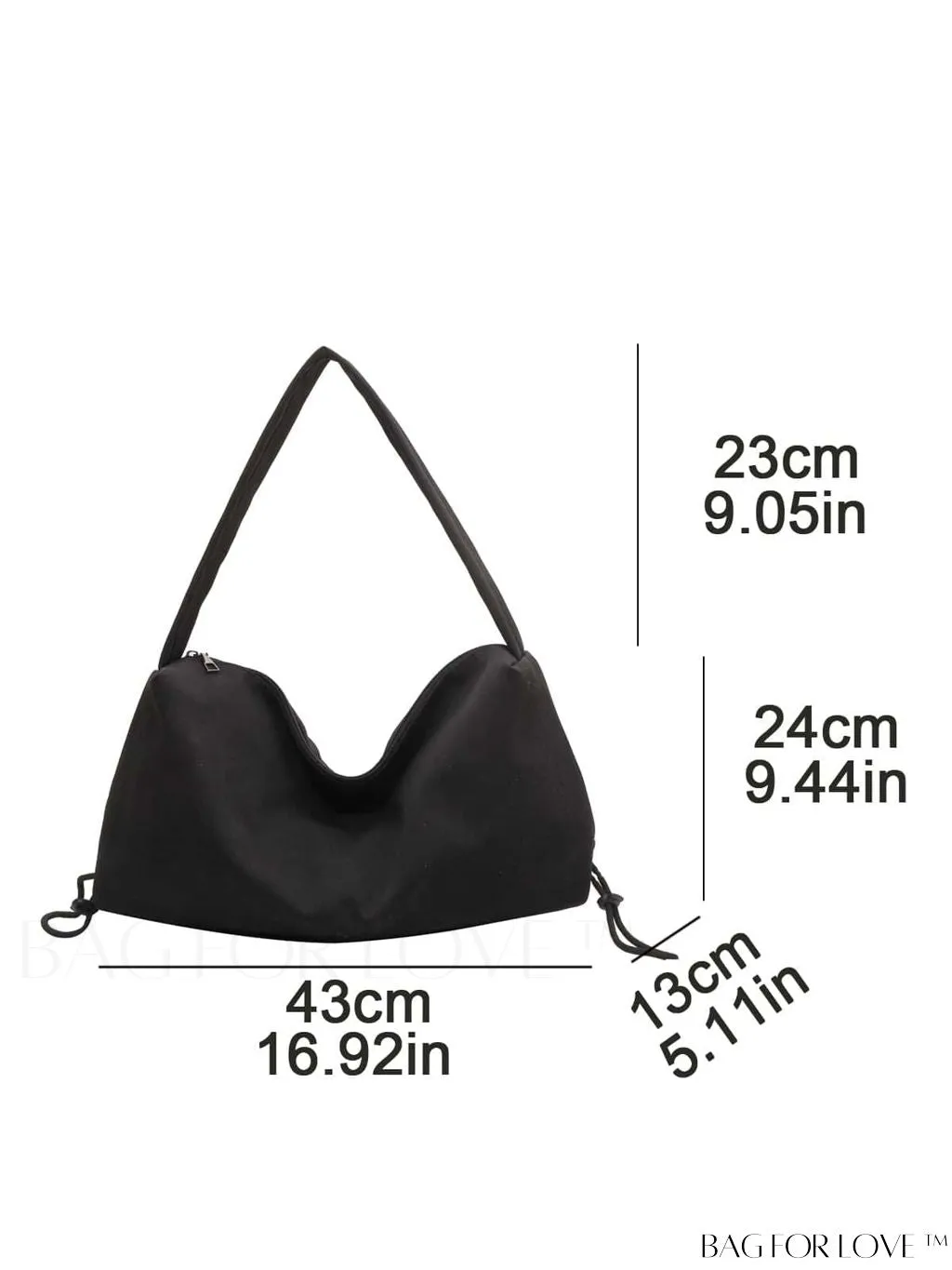 BagForLove - Chic & Spacious Shoulder Bag with Sleek Design - Perfect for Fashion Enthusiasts!