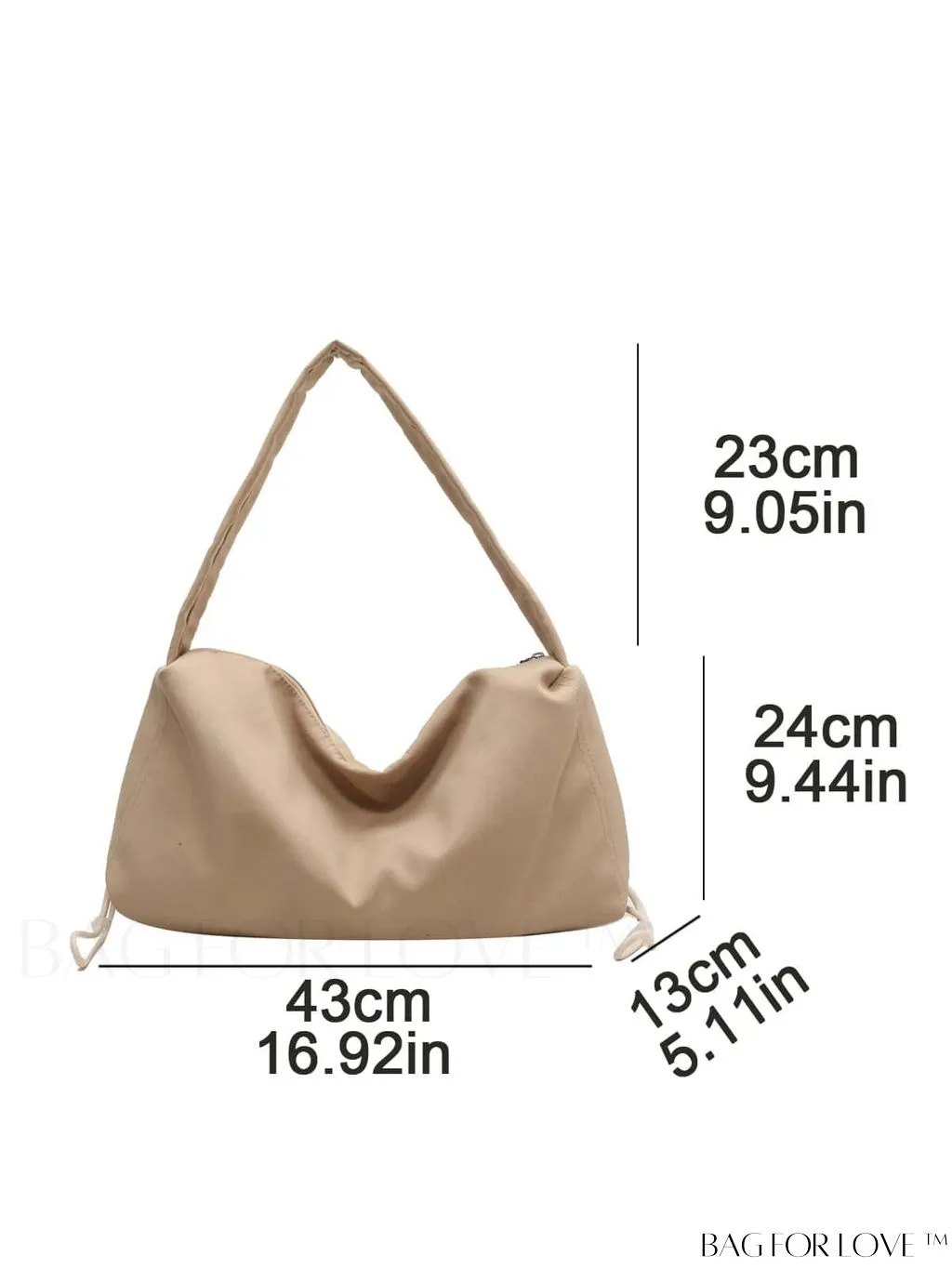 BagForLove - Chic & Spacious Shoulder Bag with Sleek Design - Perfect for Fashion Enthusiasts!