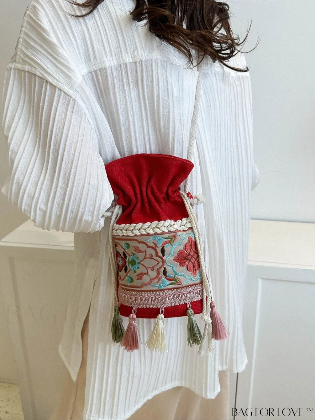 BagForLove - Chic Embroidered Crossbody Bag - Vintage Bohemian Style for Women