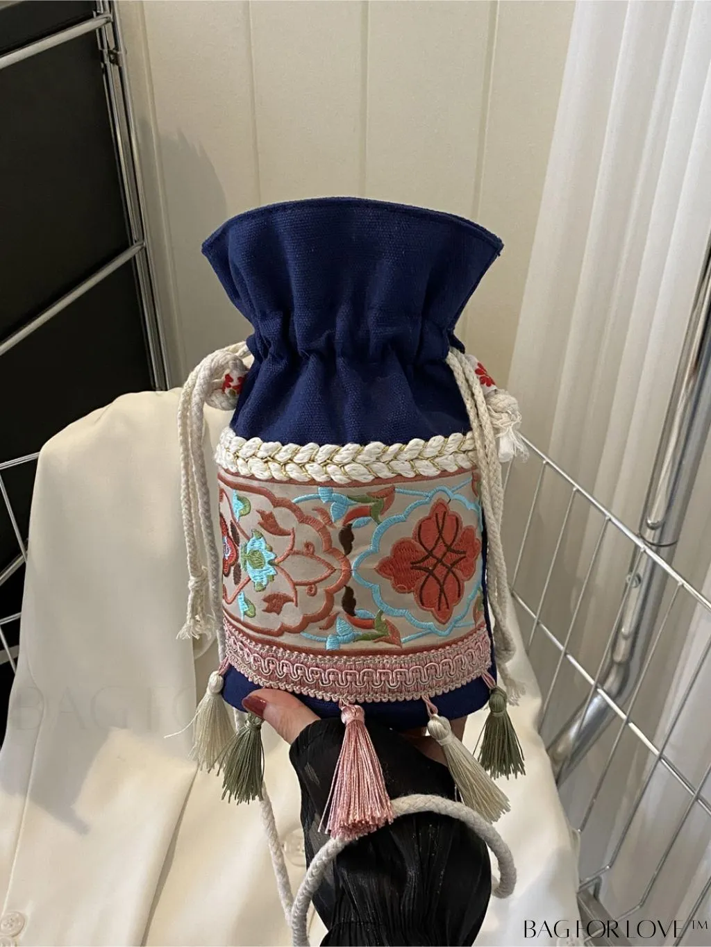 BagForLove - Chic Embroidered Crossbody Bag - Vintage Bohemian Style for Women