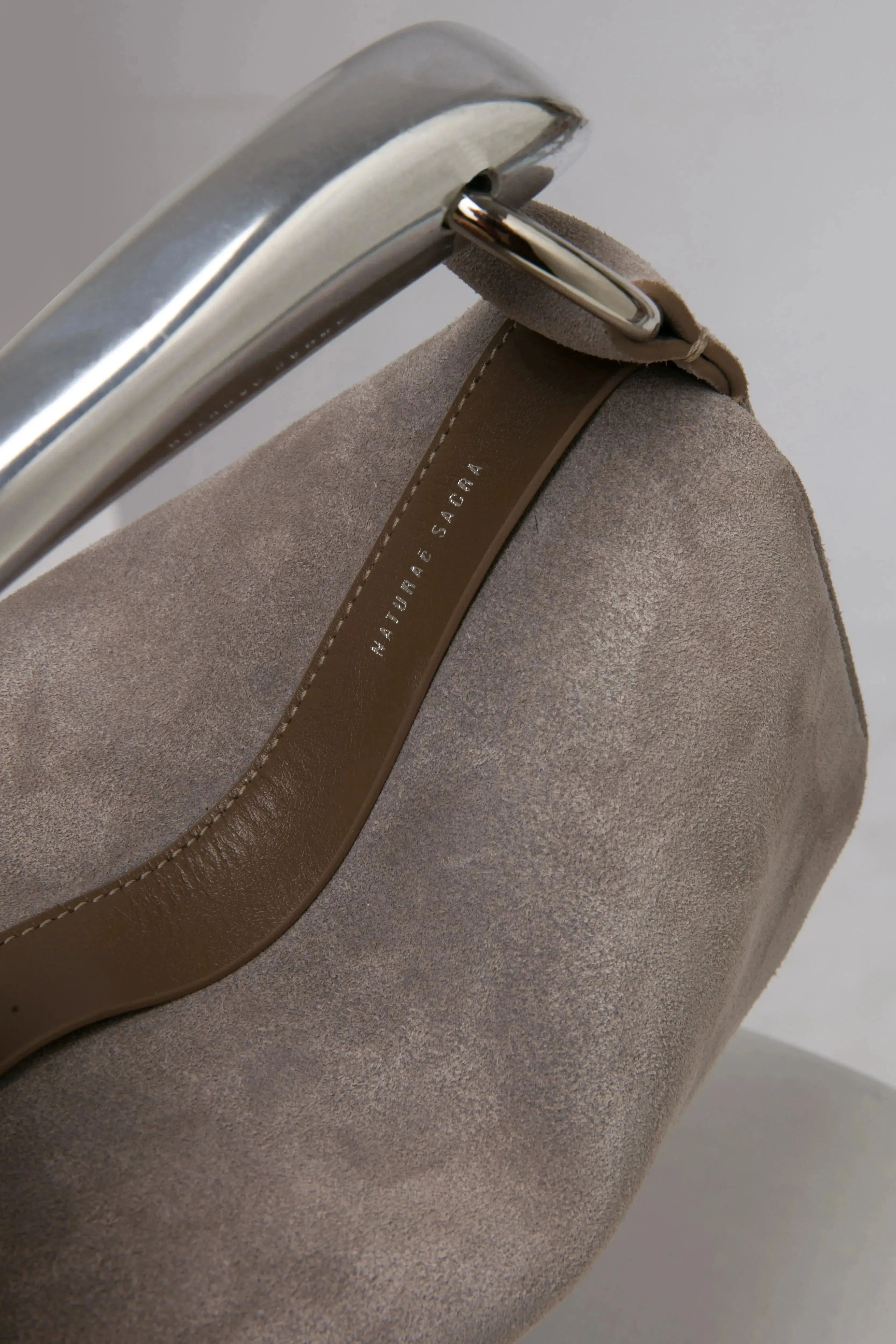 BAHAR | TAUPE Leather Handbag by NATURAE SACRA