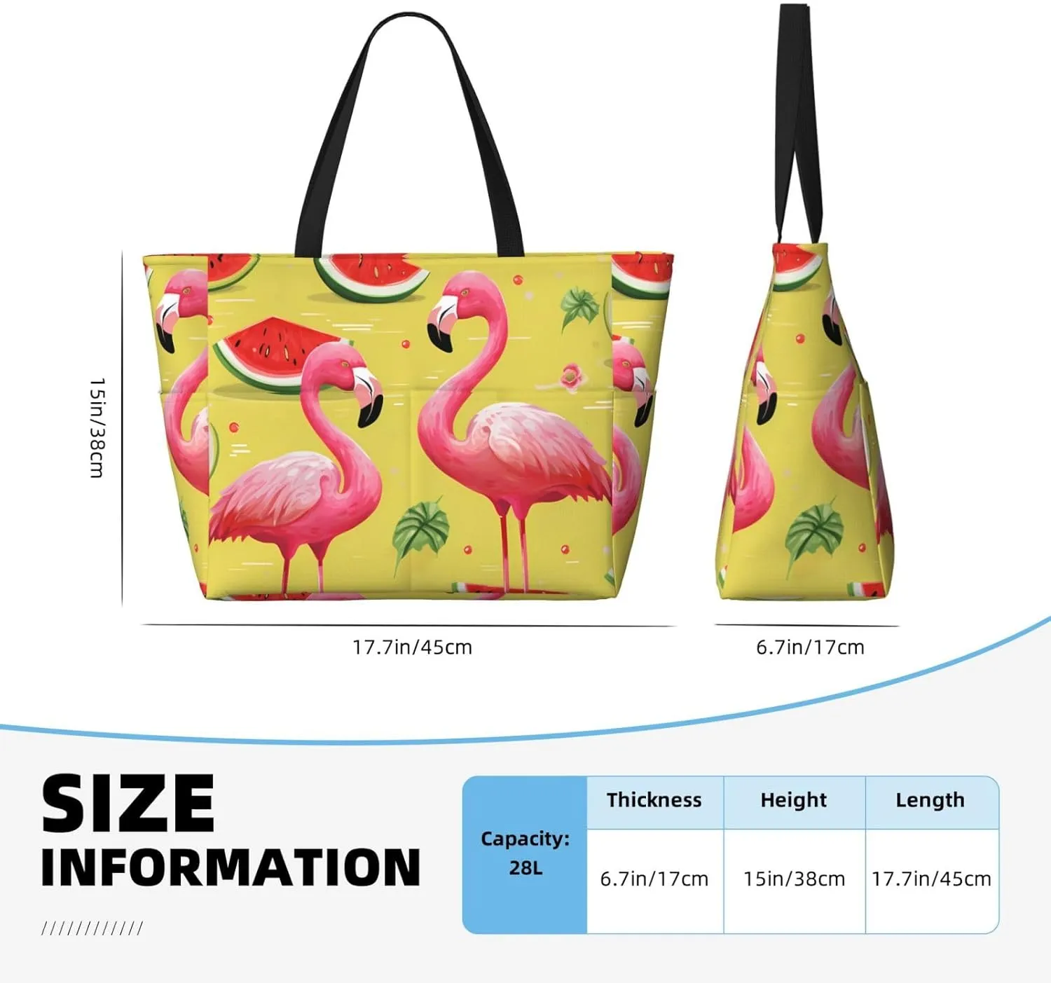 Beach Tote Bag for Women Oversized Travel Weekender Bags Vinyl Records Waterproof Pool Bag Beach Accessories