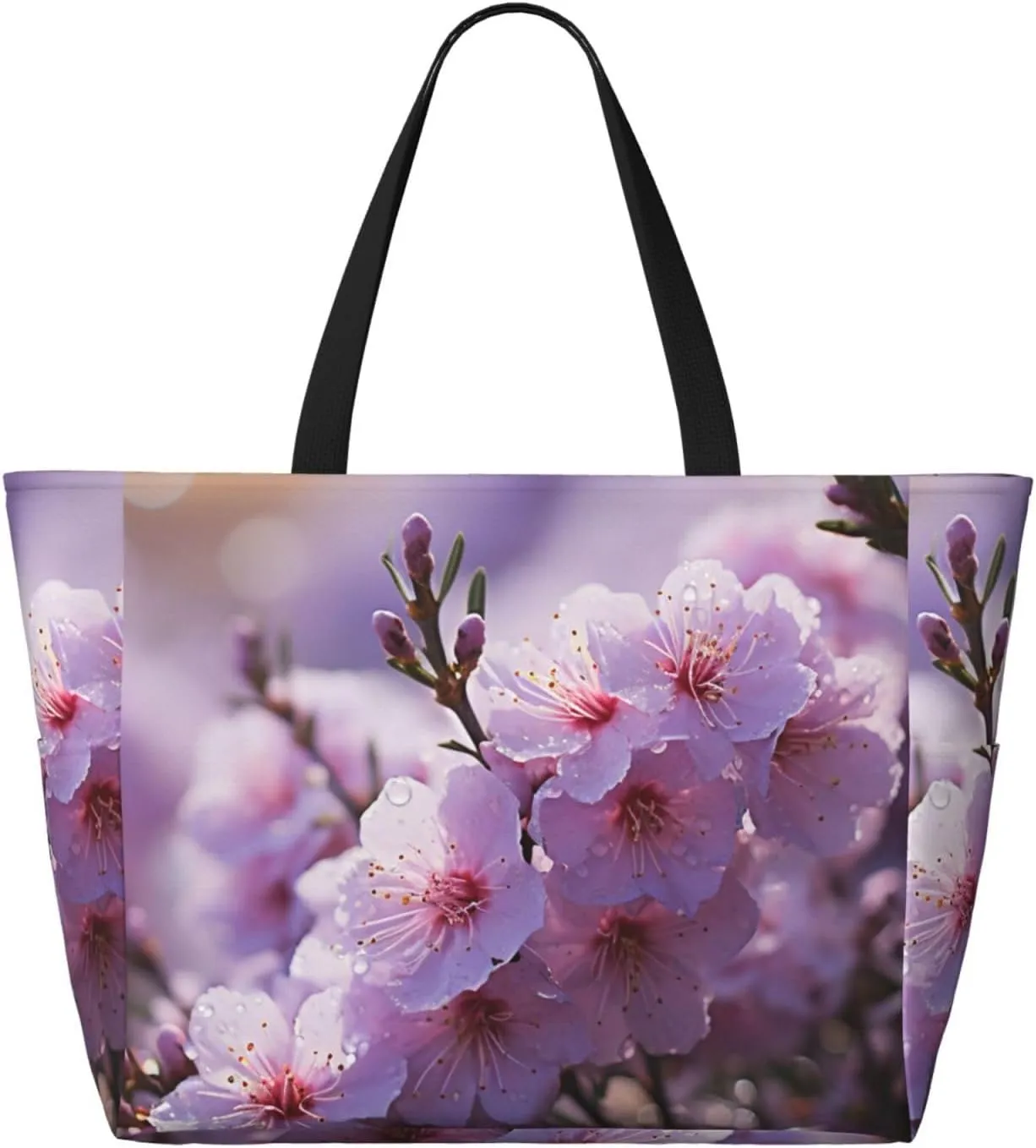 Beach Tote Bag for Women Oversized Travel Weekender Bags Vinyl Records Waterproof Pool Bag Beach Accessories